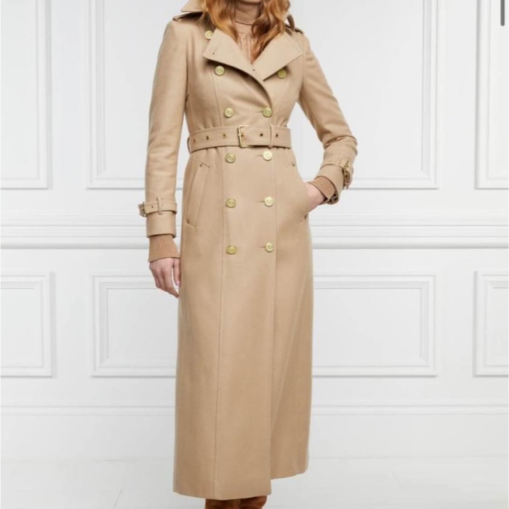 Full Length Marlborough Trench Coat- Camel UK8/ US 4 (S or XS) HOLLAND COOPER